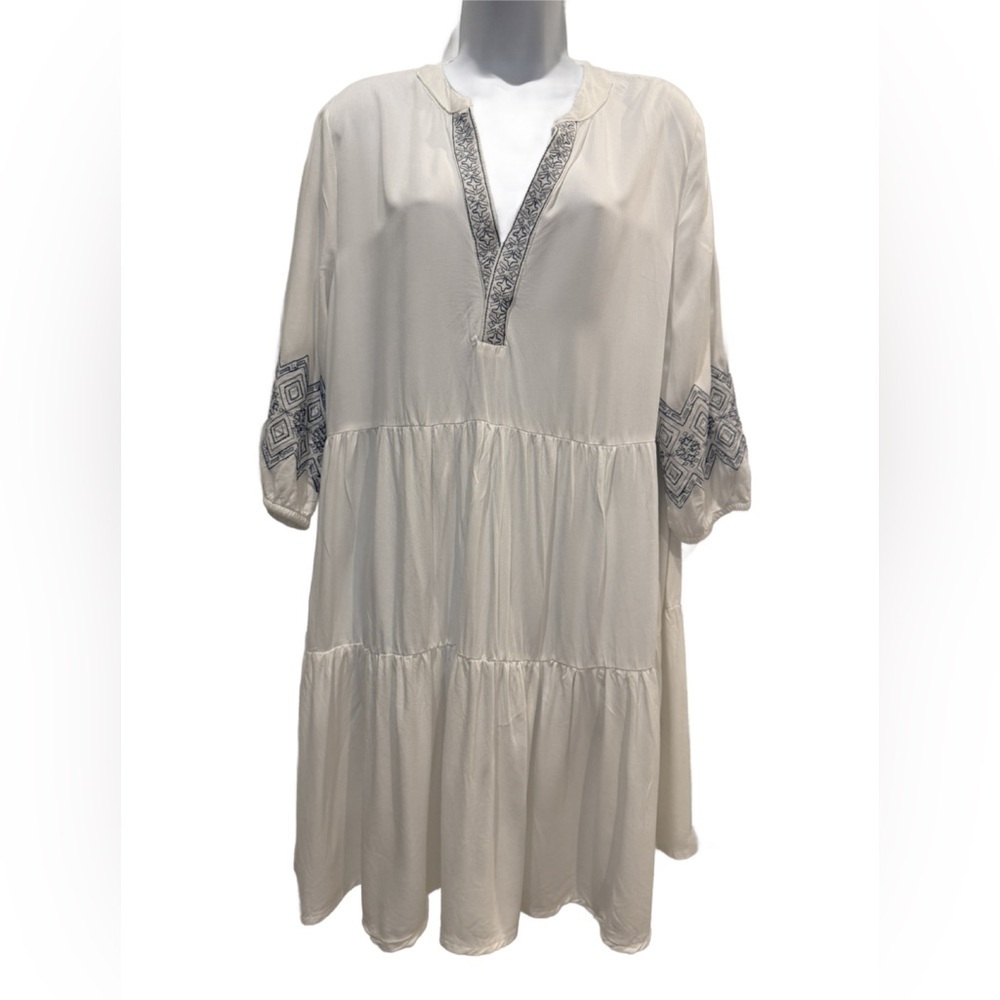 Esmara Embroidered Tier Dress, Medium